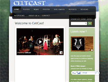 Tablet Screenshot of celtcast.com